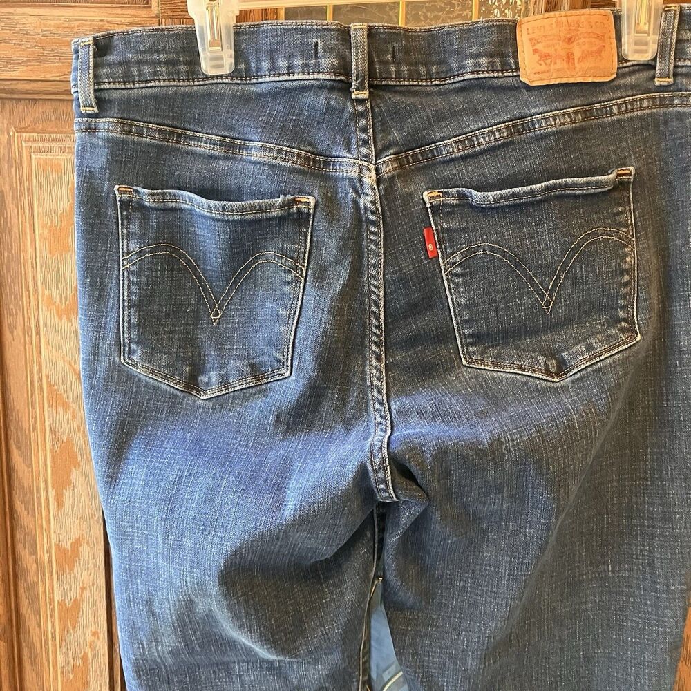 Levi's Jeans Women Size 31 (31x29) Blue Classic Boot Denim - Picture 10 of 16